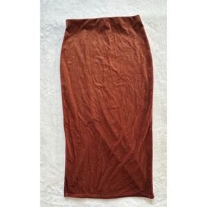 Mezzanine brown Velvet Skirt XS‎